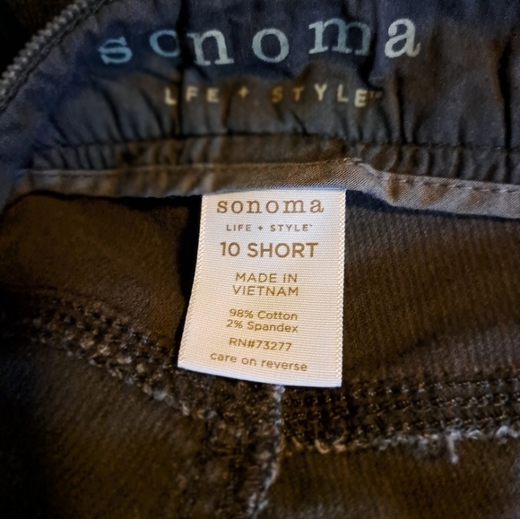 Sonoma NWT corduroy  original boot dark brown pants size 10 short - Picture 7 of 8